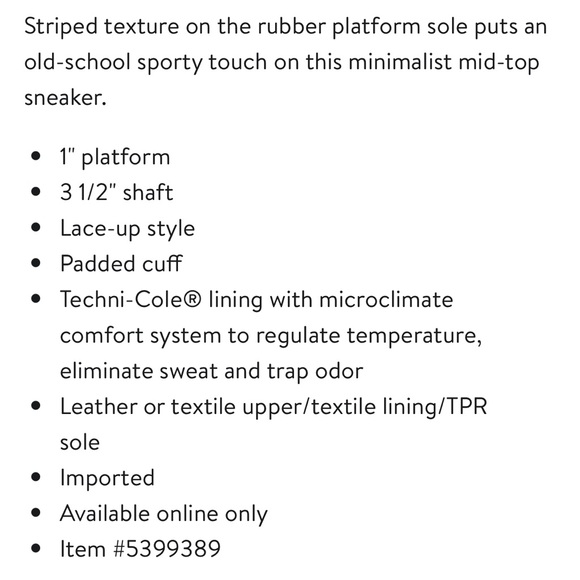 Kenneth Cole NY(W9.5)Black Leather Mid-Top Platform Sneaker/Shoes - Picture 2 of 16